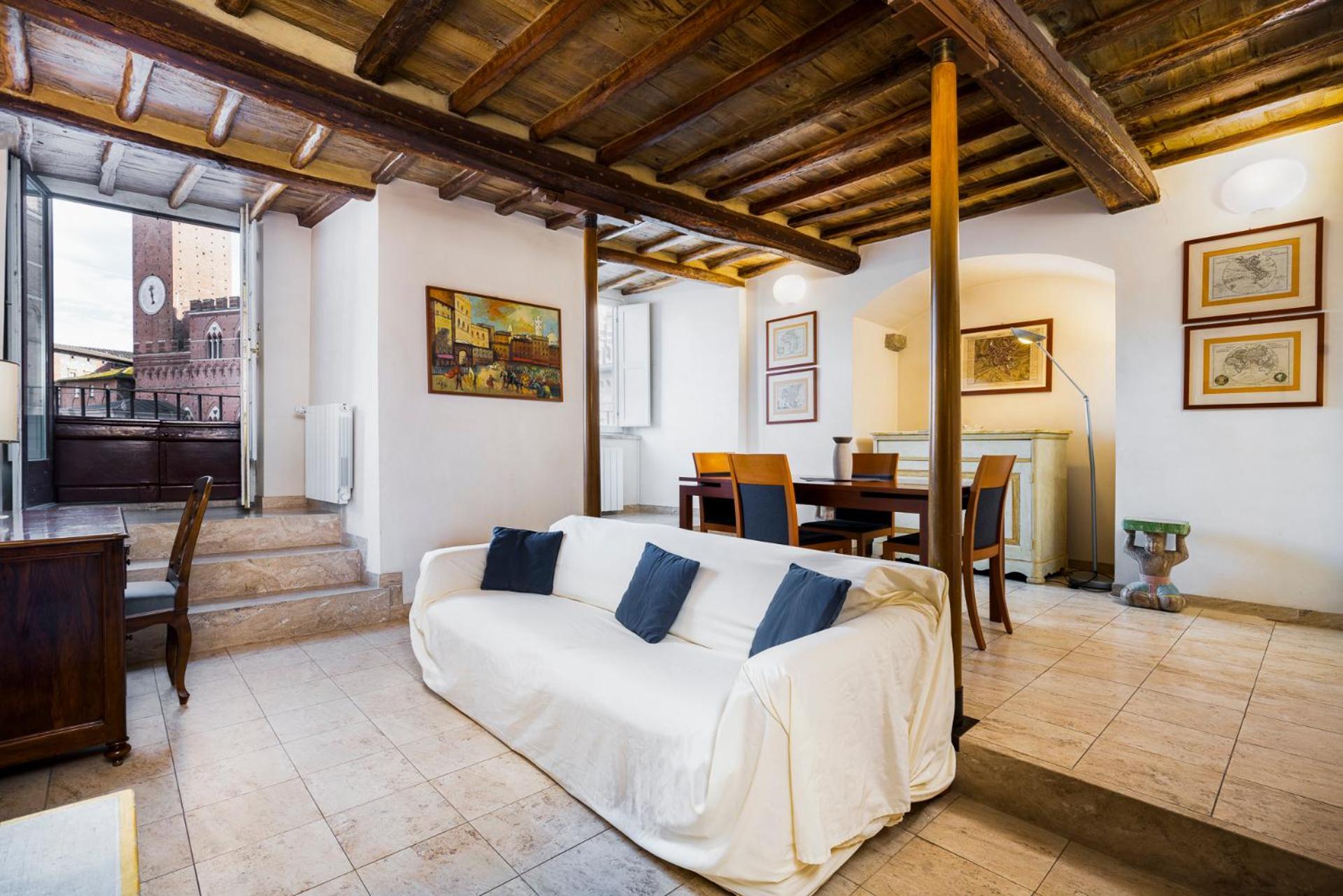 The Balcony Suite - Affaccio Su Piazza Del Campo Siena Exterior foto